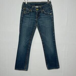 True Religion straight leg‎ jeans size 25.